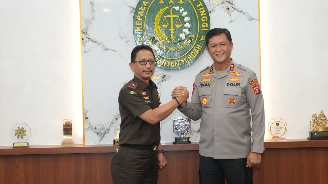 Kapolda Kalteng Temui Kajati, Kasus Tewasnya Tiga Polisi di Katingan Jadi Pembahasan