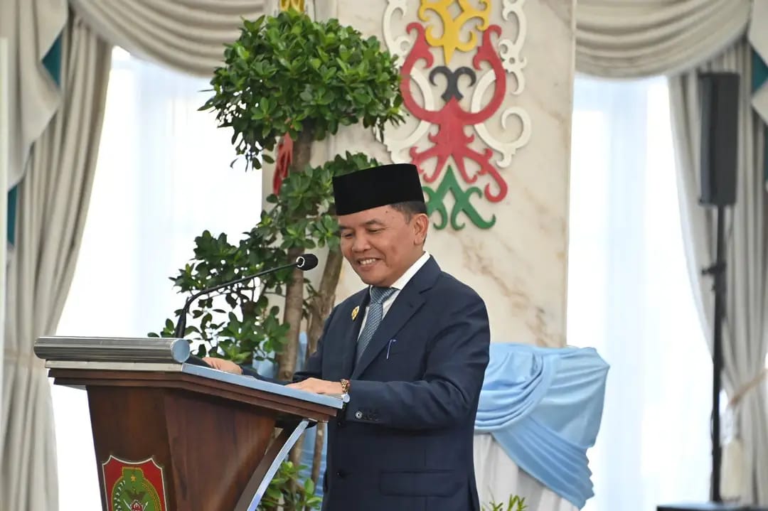 Gubernur Agustiar Minta Seluruh Kepala OPD Dukung Sekda Baru