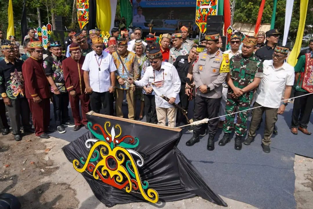 Huma Betang Mulai Dibangun, Bakal Jadi Ikon Budaya Dayak Bertaraf Internasional