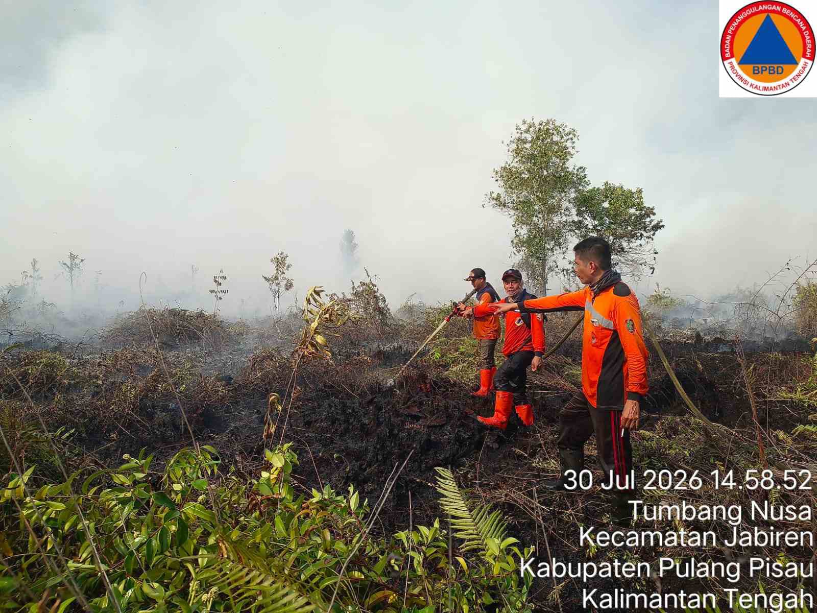 Satgas Karhutla Kalteng Genjot Water Bombing, 107 Hotspot Terpantau
