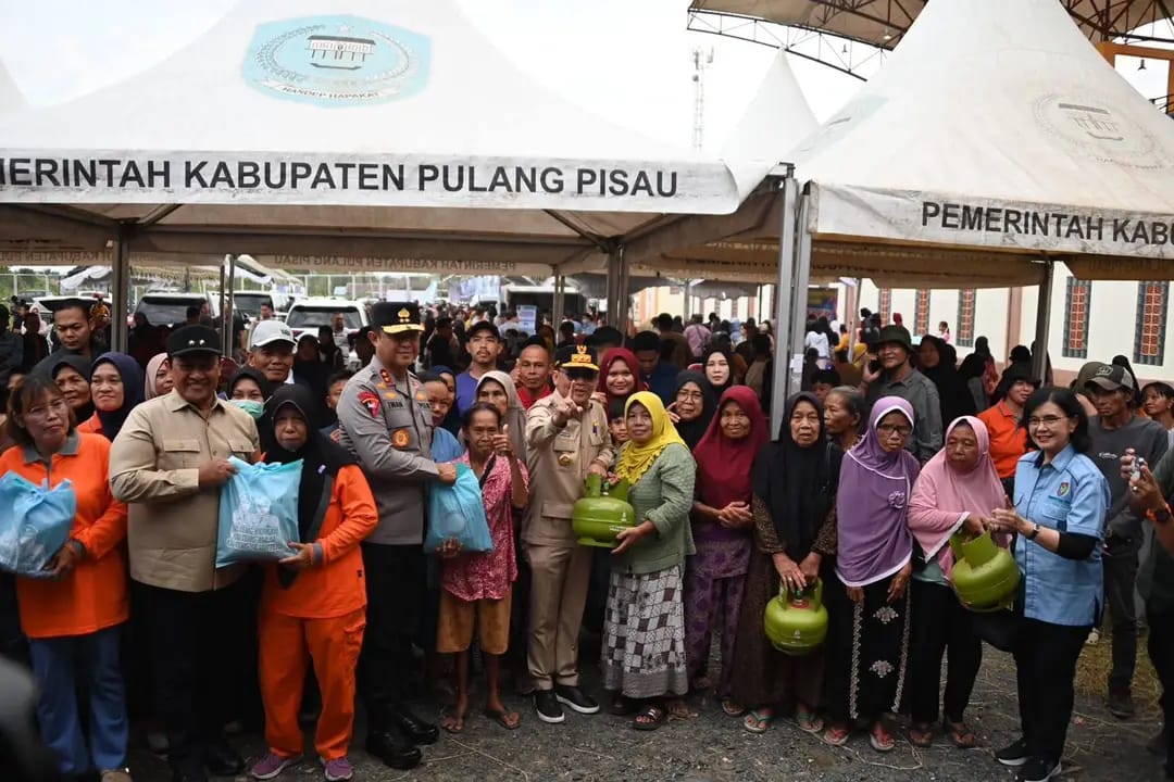 Gubernur Gelar Pasar Murah di Pulang Pisau, Bahan Pokok Disubsidi 30 Persen