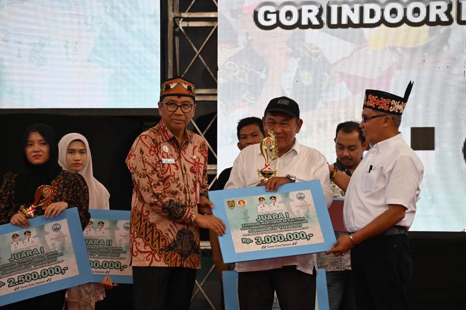 Gubernur Cup Catur 2025 Berakhir, 630 Pecatur Ramaikan Turnamen Nasional di Palangka Raya