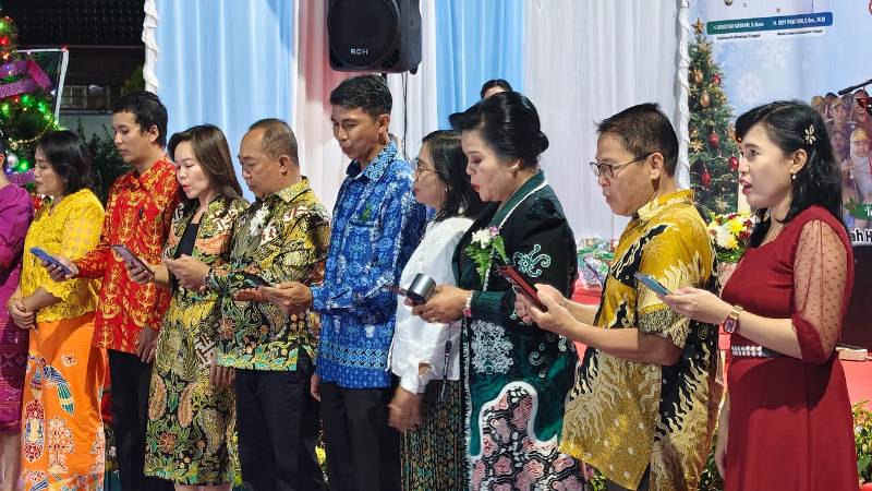 Natal DLH Kalteng jadi Momentum Perkuat Iman dan Kepedulian Lingkungan
