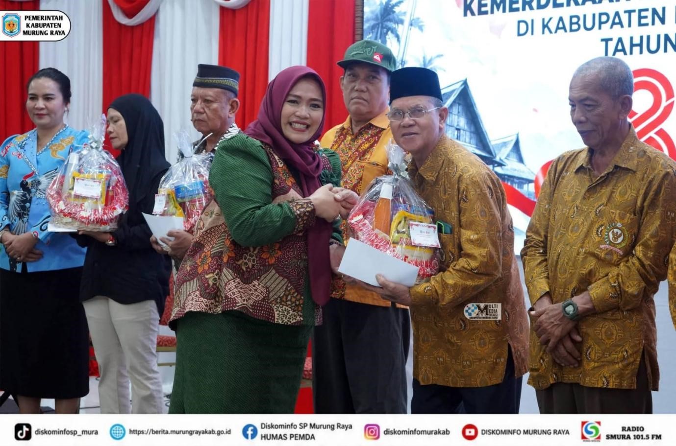 Hadiri Anjangsana HUT RI, Dina Maulidah Tekankan Pentingnya Kebersamaan
