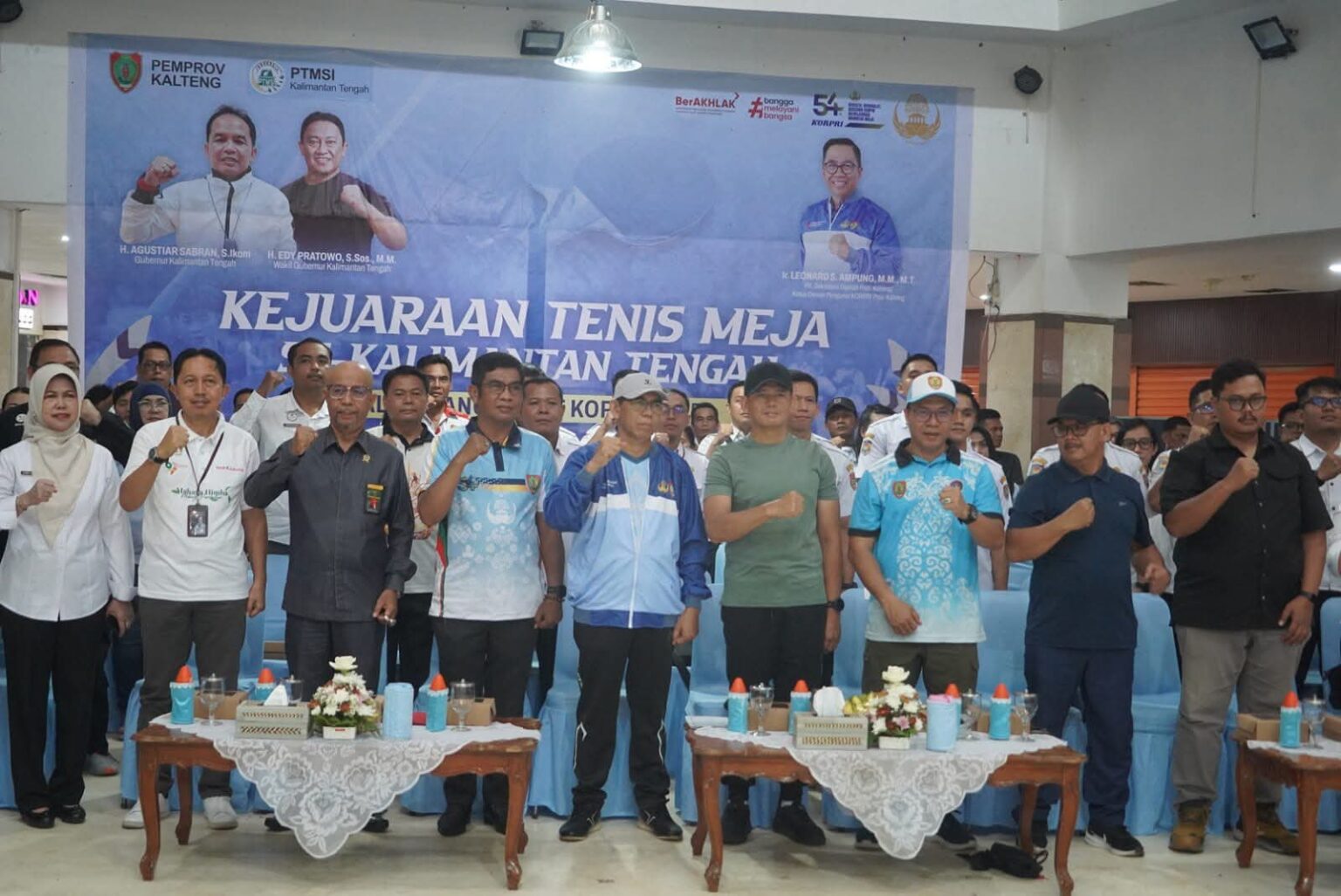 Kejuaraan Tenis Meja Kalteng Bidik Atlet ASN Menuju Pornas Korpri