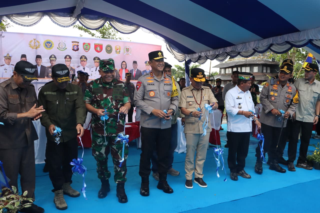 Resmikan Mako Satpolairud Kapuas, Gubernur Agustiar Sabran Perkuat Keamanan Perairan