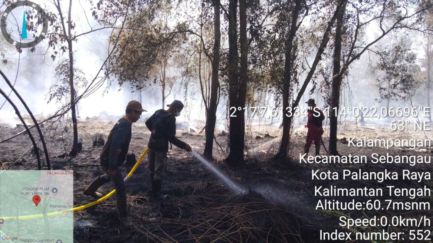 32 Regu Gabungan Dikerahkan Padamkan Karhutla Tumbang Nusa