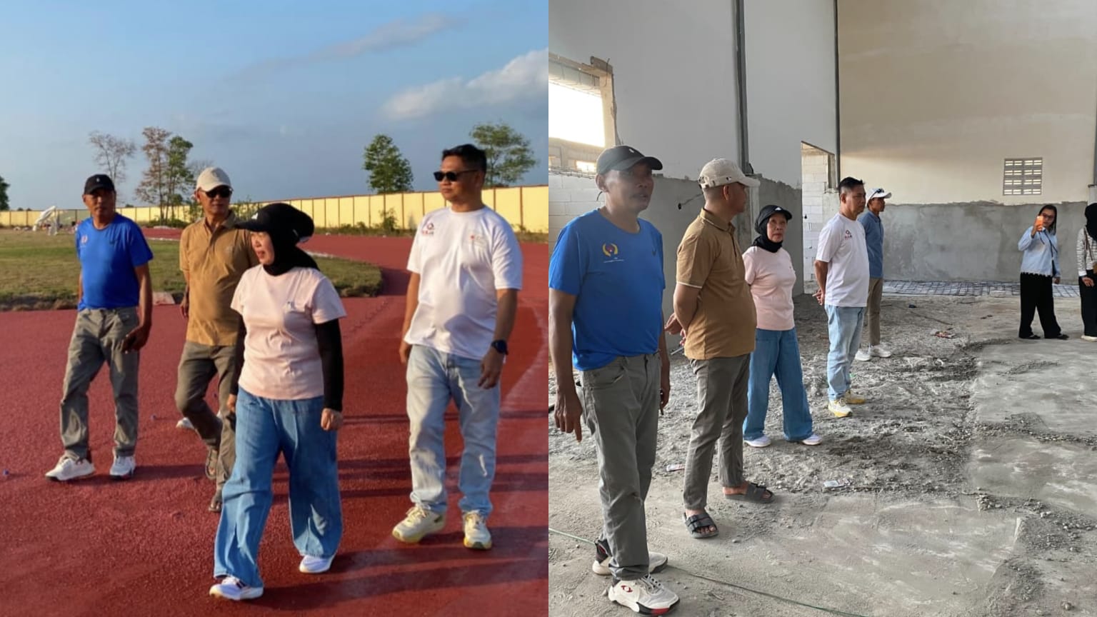 Porprov Makin Dekat, KONI-Dispora Kobar Cek Venue: Progres 6 Arena Tembus 81,7 Persen