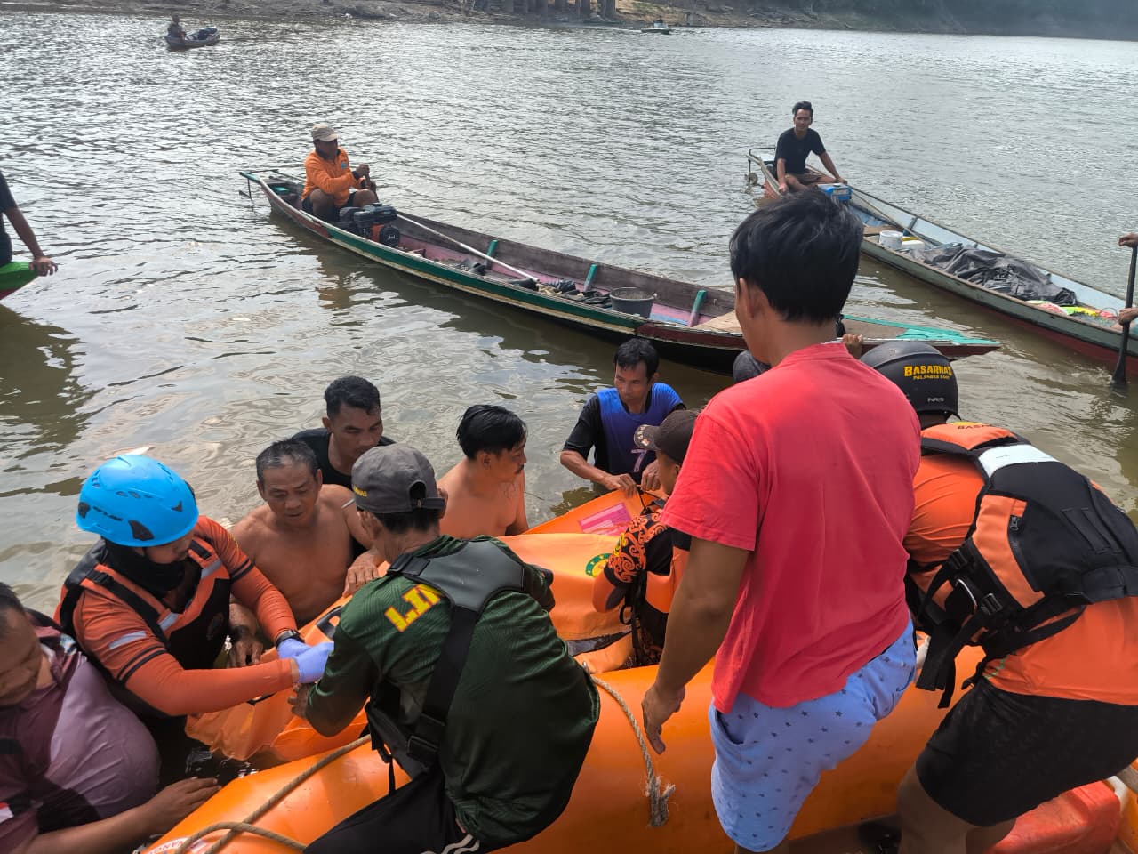Hari Kedua Pencarian, Warga Tenggelam di Sungai Kujan Ditemukan Tak Bernyawa