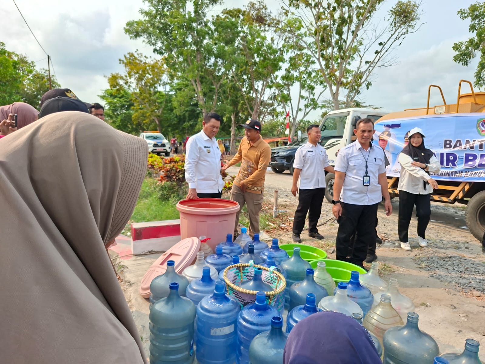 Kemarau Melanda Seruyan Hilir Timur, Bantuan Air Bersih Mulai Disalurkan