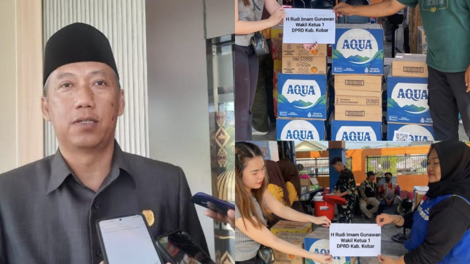 Api Belum Padam, Waket I DPRD Kobar Beri Dukungan untuk Para Pejuang Karhutla