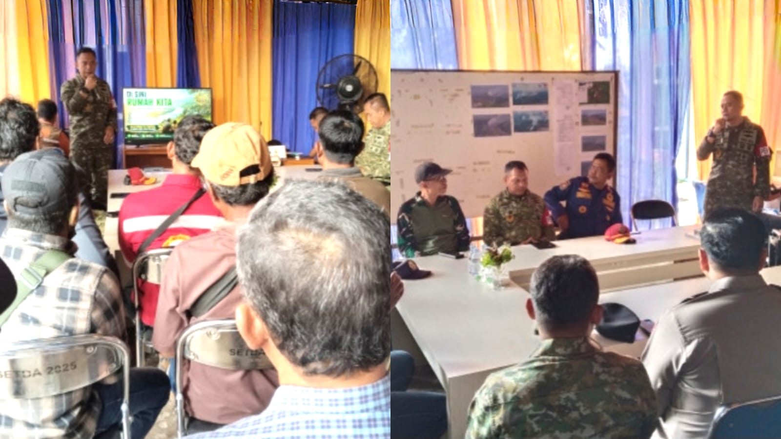 Pasis Sesko TNI Turun ke Kobar, Edukasi Warga Cegah Bahaya Kebakaran
