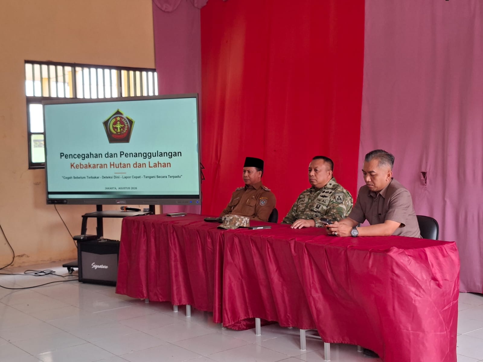 Satgas TNI Turun ke Seruyan, Pemkab Perkuat Strategi Pencegahan Karhutla