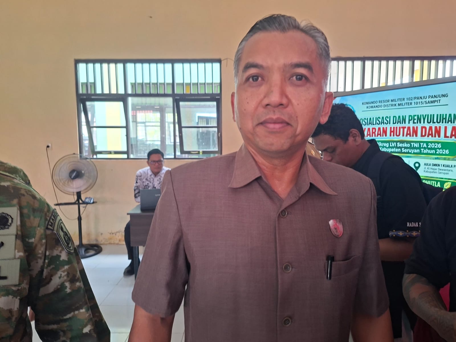 Asap Karhutla Ganggu Aktivitas Sekolah, Ketua DPRD Seruyan Angkat Suara