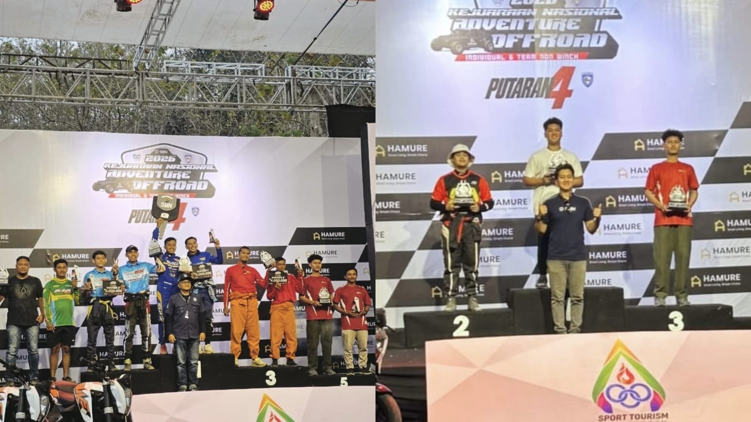 Daffa-Eko Harumkan Kobar, Rebut Podium Kejurnas Off-Road di Tegal